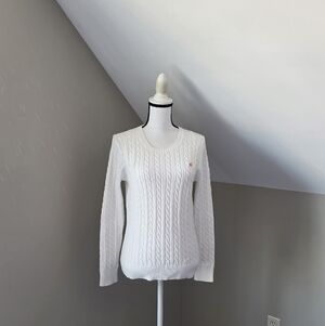 Lilly Pulitzer White Label Cable Knit Sweater